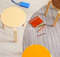 Forbo Marmoleum Striato 5250 blue basalt фото 2 | FLOORDEALER